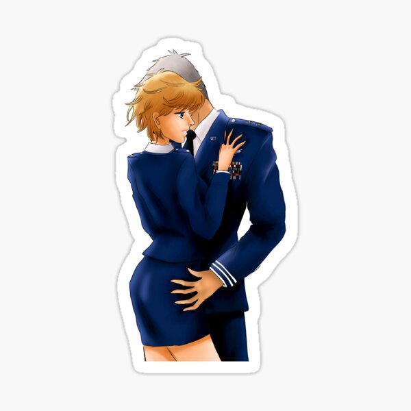 Stargate SG-1 - Sam / Jack - Umarmung Sticker