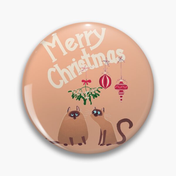 Item preview, Christmas Cats under the Mistletoe designed and sold by space-kitten.