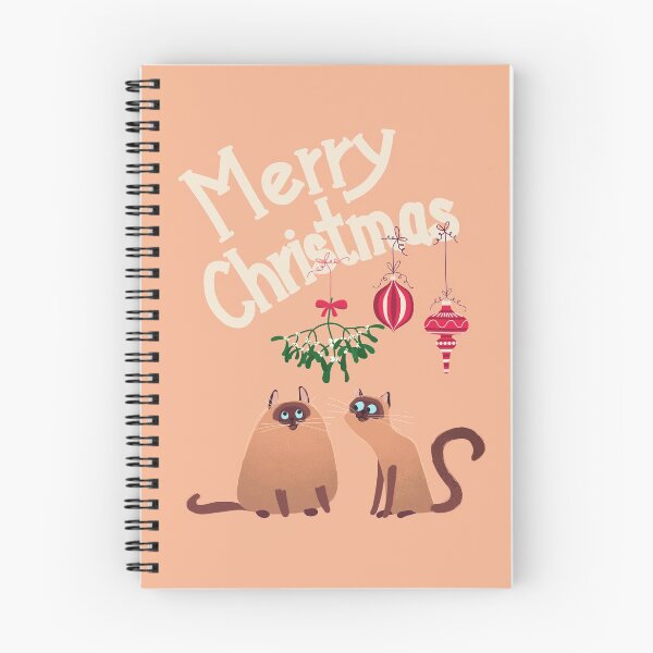 Item preview, Christmas Cats under the Mistletoe designed and sold by space-kitten.