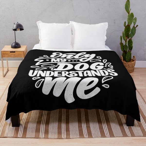 Item preview, Only My Dog Understands Me designed and sold by UrbanAcid.