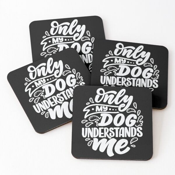 Item preview, Only My Dog Understands Me designed and sold by UrbanAcid.