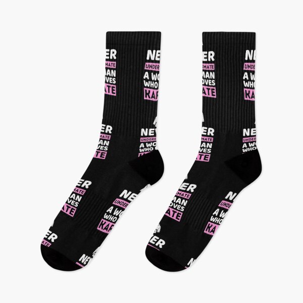 Item preview, Never Underestimate A Woman Who Loves Karate designed and sold by bifkee19.