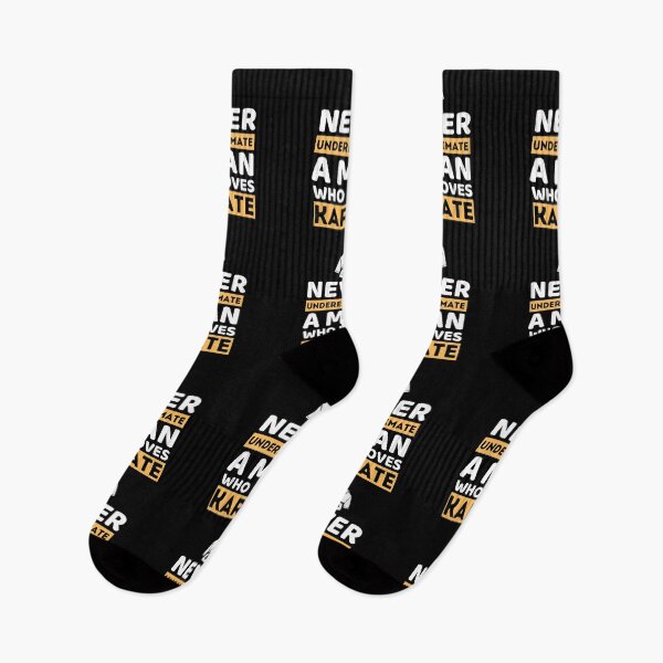 Item preview, Never Underestimate A Man Who Loves Karate designed and sold by bifkee19.