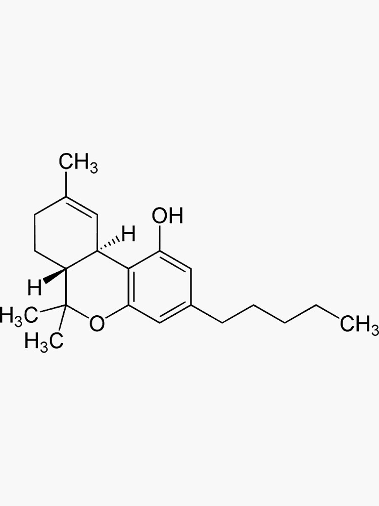 THC (Marijuana) Molecule by eldar