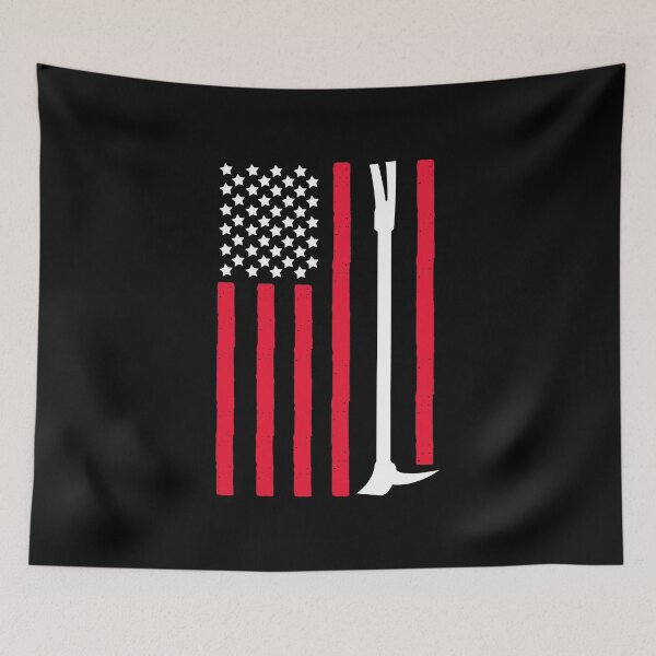 Item preview, Firefighter flag USA designed and sold by DoSt-997.