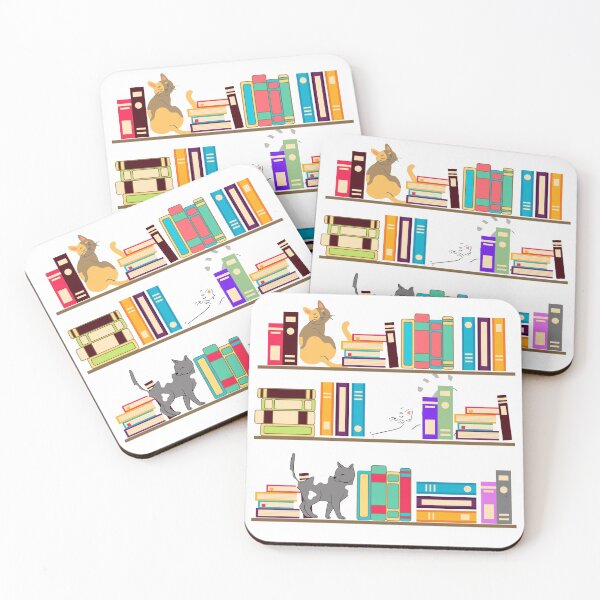 Item preview, library cats designed and sold by Jungleboy815.