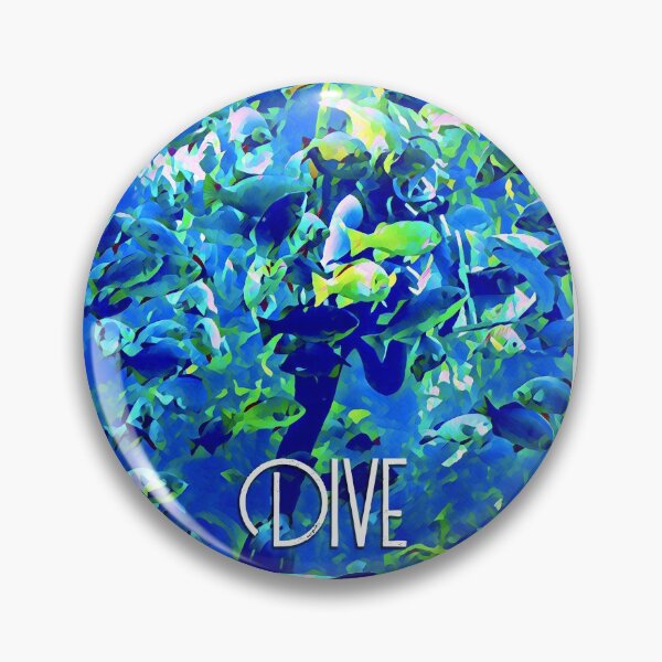 Item preview, Diving Art Illustration designed and sold by cmartmen.