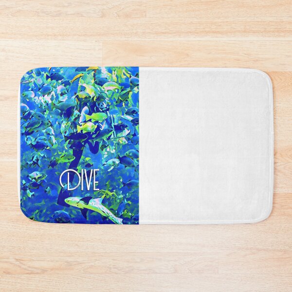 Item preview, Diving Art Illustration designed and sold by cmartmen.