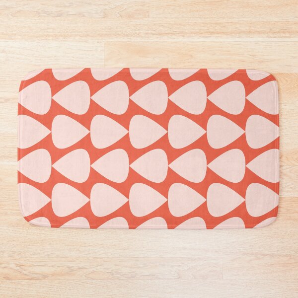 Item preview, Plectrum Pattern in Blush and Coral Orange designed and sold by kierkegaard.