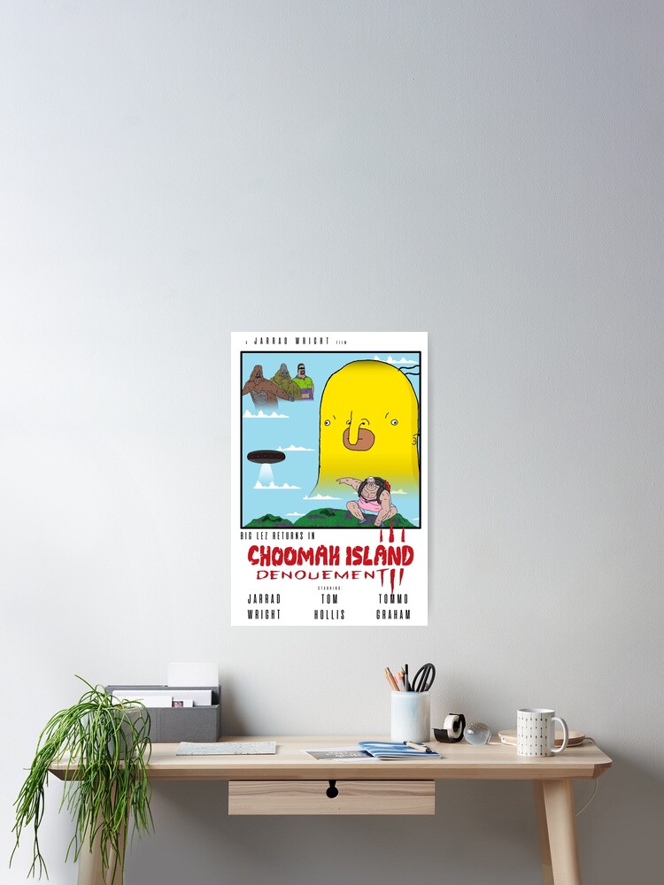 Choomah Island 3 Film Poster White Poster By Matherjack15 Redbubble