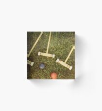 Croquet Acrylic Block