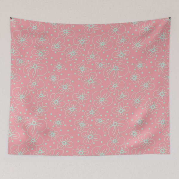 Item preview, Light Green Floral and Polka Dot designed and sold by RepeatCandy.
