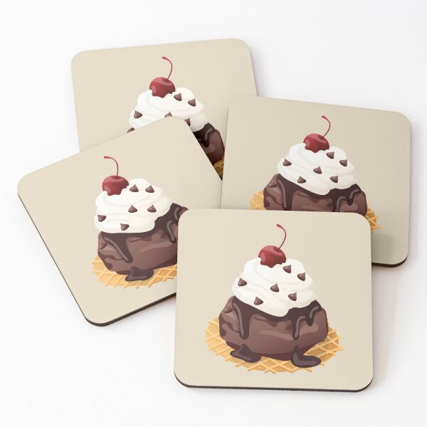 Item preview, Cherry Chocolate Ice Cream and Waffles designed and sold by Alicia Chee.