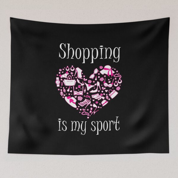 Aperçu de l'œuvre Le shopping est mon sport créée et vendue par KsuAnn.