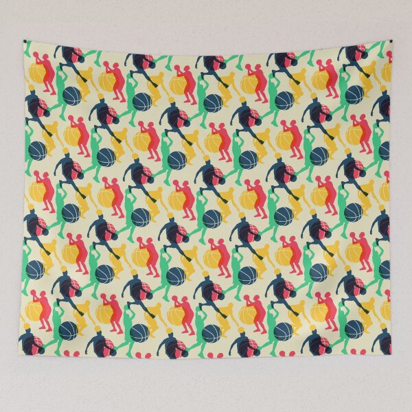 Item preview, Basketball Abstract Pattern Retro designed and sold by infleims.