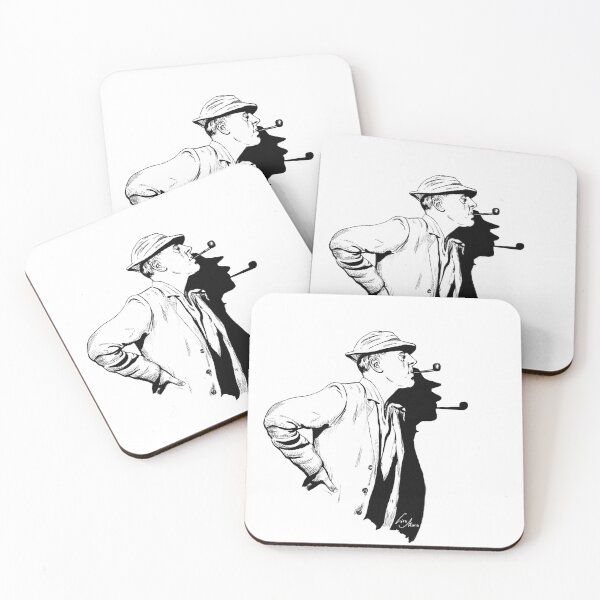 Item preview, Jacques Tati illustration designed and sold by Lisa-Mona.