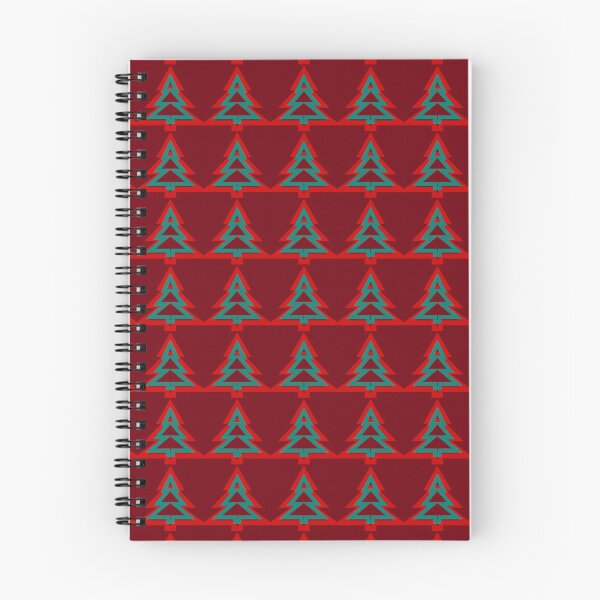 Item preview, Patrón de árbol de Navidad rojo designed and sold by DistantOverture.