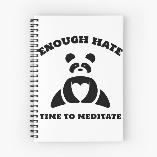 Item preview, Enough hate, time to meditate designed and sold by DeliriousSteve.
