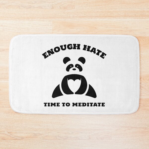 Item preview, Enough hate, time to meditate designed and sold by DeliriousSteve.