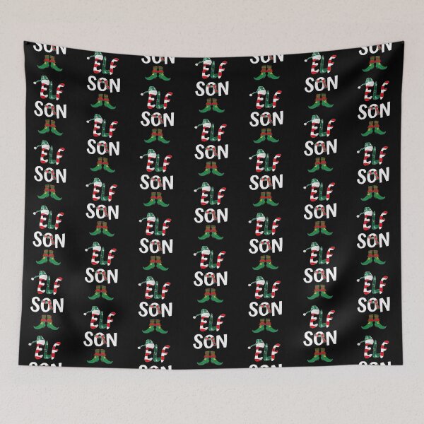 Item preview, Elf Son Christmas Matching Son Outfit Funny Merry Xmas Son  Elf Pajama Party Gift designed and sold by FunnySunny T-Shirts.