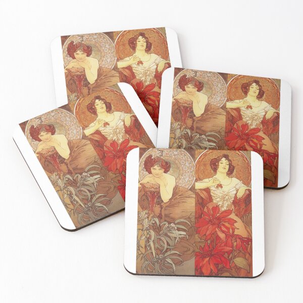Item preview, Fall Goddess Bohemian Lady Art Nouveau illustration Classical art designed and sold by Bellathewilde.