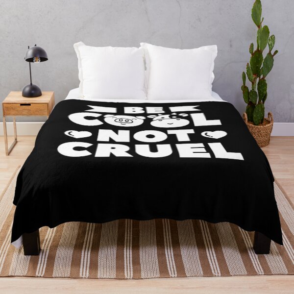 Item preview, Be Cool Not Cruel Vegan Vegetarian Animal lover designed and sold by DoSt-997.