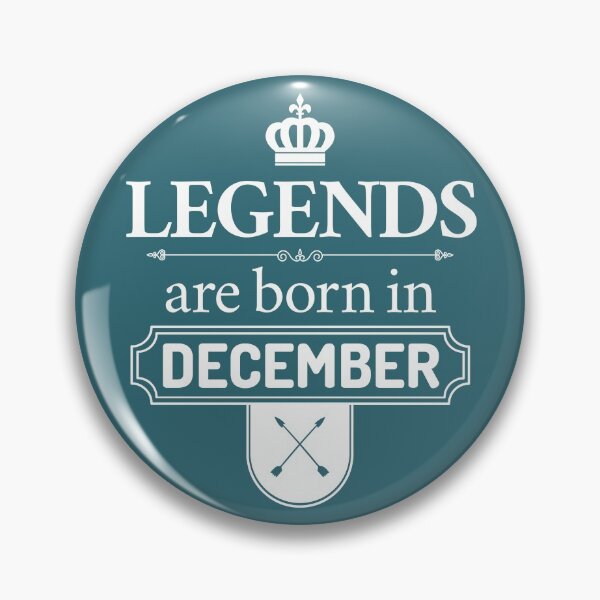 Item preview, Legends Are Born In December | Birthday Gift | designed and sold by Minimalwiz.