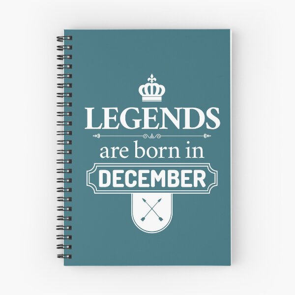 Item preview, Legends Are Born In December | Birthday Gift | designed and sold by Minimalwiz.