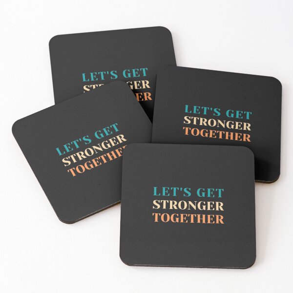 Item preview, Let's get stronger together designed and sold by NomadMessenger.