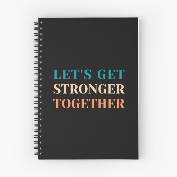 Item preview, Let's get stronger together designed and sold by NomadMessenger.