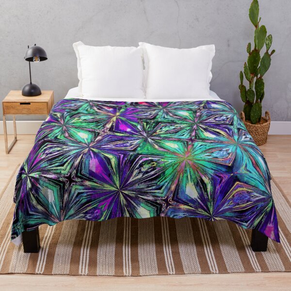 Item preview, Purple and Light Green Petals Pattern designed and sold by Lynn Marie Sharp.