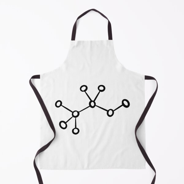 Item preview, Alcohol Molecule print, Ethanol, Minimalist Black White, bartender, brewmaster, drinks, beer, cocktails designed and sold by Prints Actually.