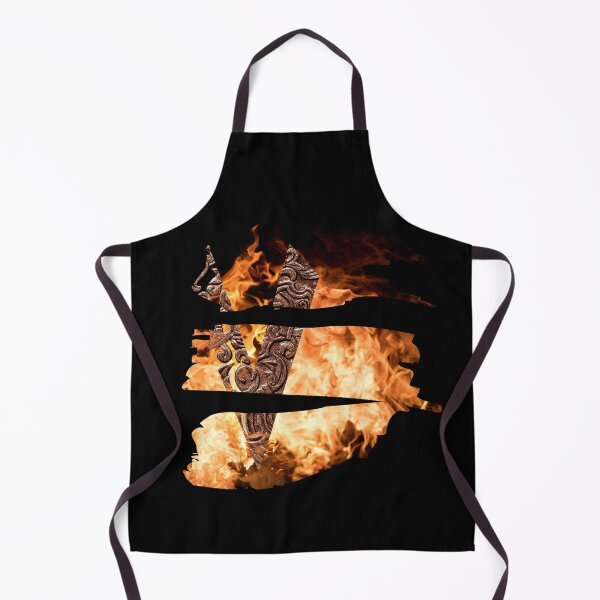 Item preview, V for Viking in Fire, Slashed Design designed and sold by Orkneyology.