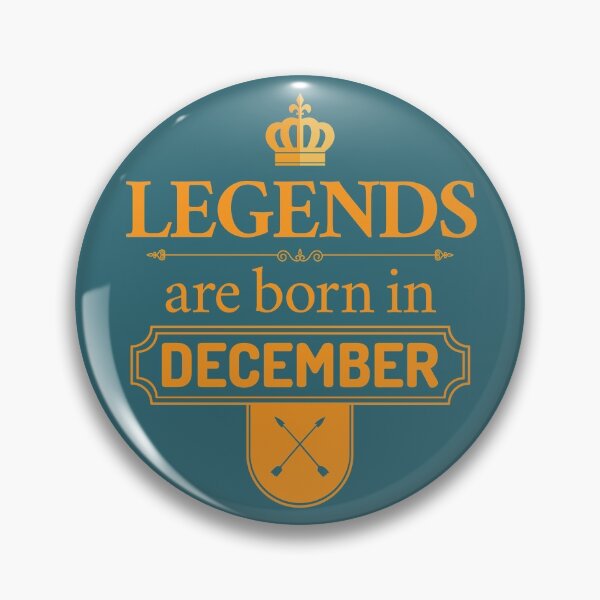 Item preview, Legends Are Born In December | Birthday Gift | designed and sold by Minimalwiz.