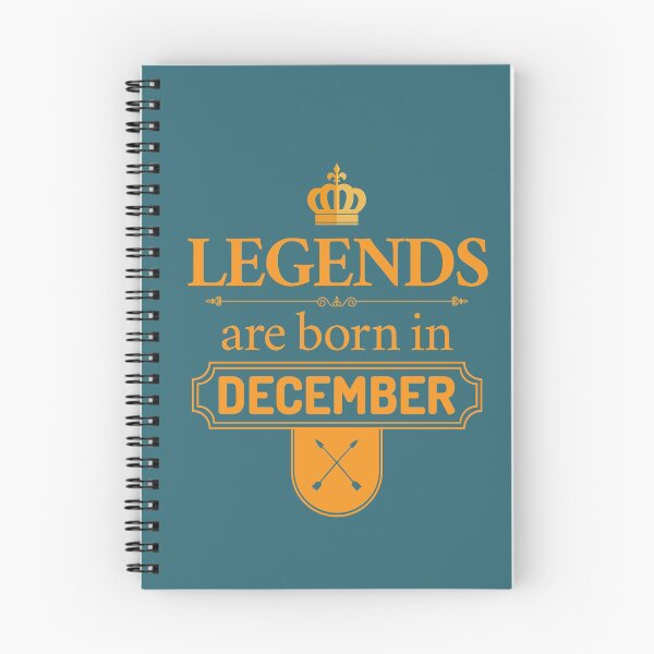 Item preview, Legends Are Born In December | Birthday Gift | designed and sold by Minimalwiz.