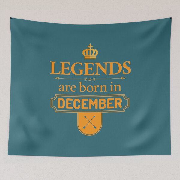 Item preview, Legends Are Born In December | Birthday Gift | designed and sold by Minimalwiz.