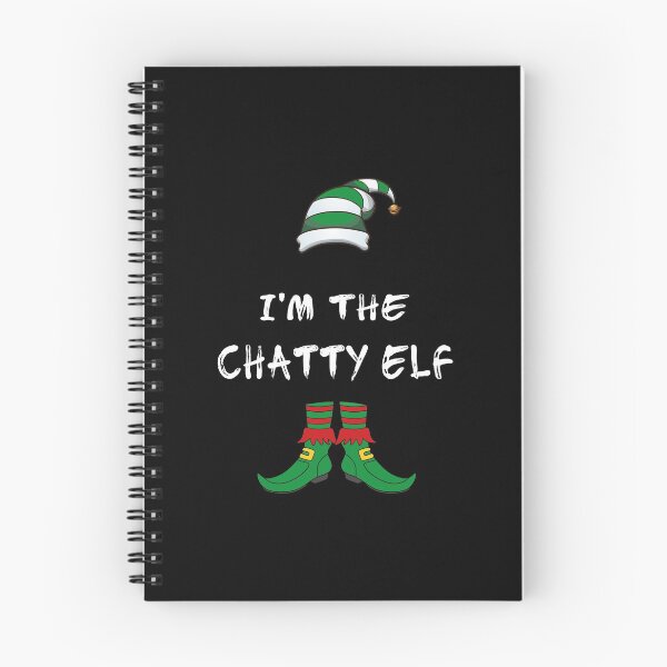 Item preview, I'm The Chatty Elf Christmas Matching Family Group Outfit Merry Xmas Cute Elf Gift  designed and sold by FunnySunny T-Shirts.