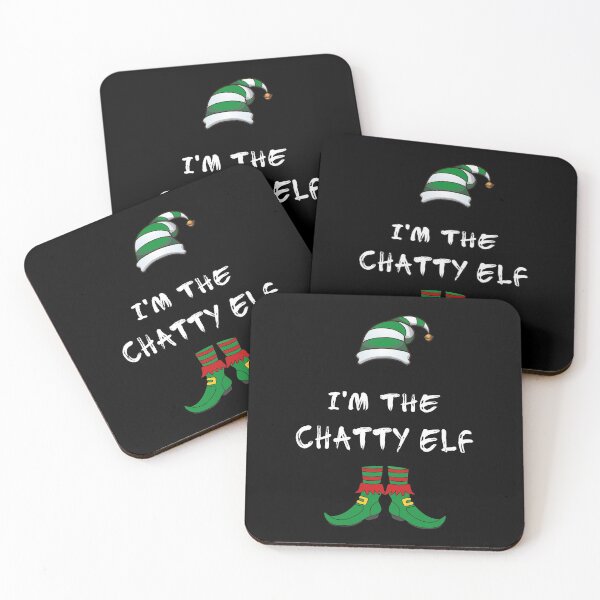 Item preview, I'm The Chatty Elf Christmas Matching Family Group Outfit Merry Xmas Cute Elf Gift  designed and sold by FunnySunny T-Shirts.