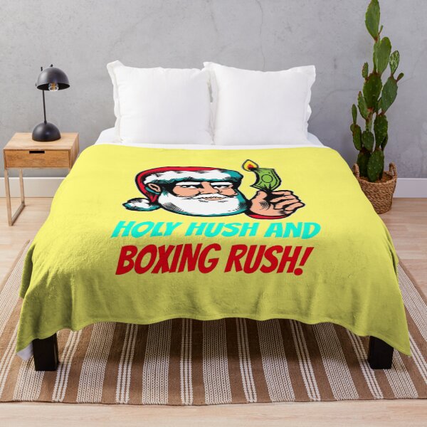 Item preview, Holy Hush And Boxing Rush! | Merry Christmas Holiday designed and sold by Ainbowz-Artwork.