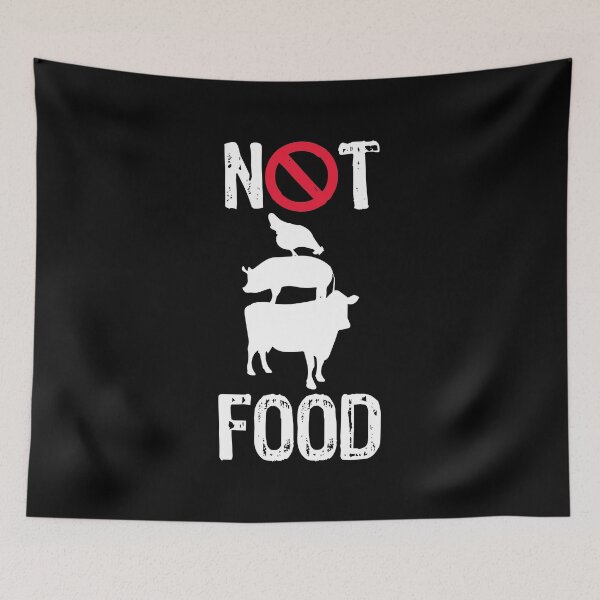 Item preview, Not Food Vegan Vegetarian Animal lover Animal love designed and sold by DoSt-997.
