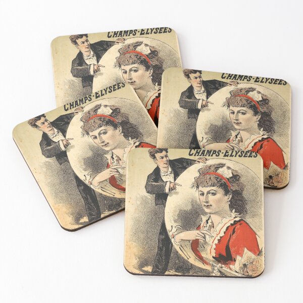 Item preview, retro lhorloge concert promenade champs elysees             designed and sold by CorasPosters.