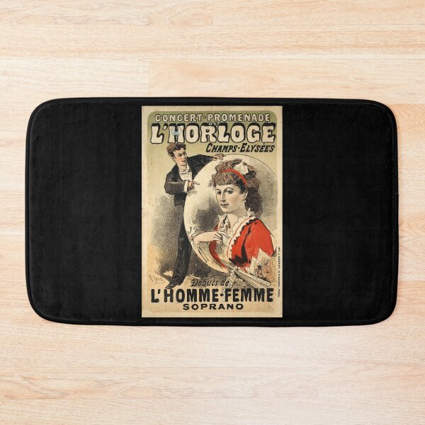 Item preview, retro lhorloge concert promenade champs elysees             designed and sold by CorasPosters.