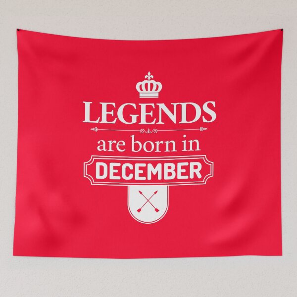 Item preview, Legends Are Born In December | Birthday Gift | designed and sold by Minimalwiz.
