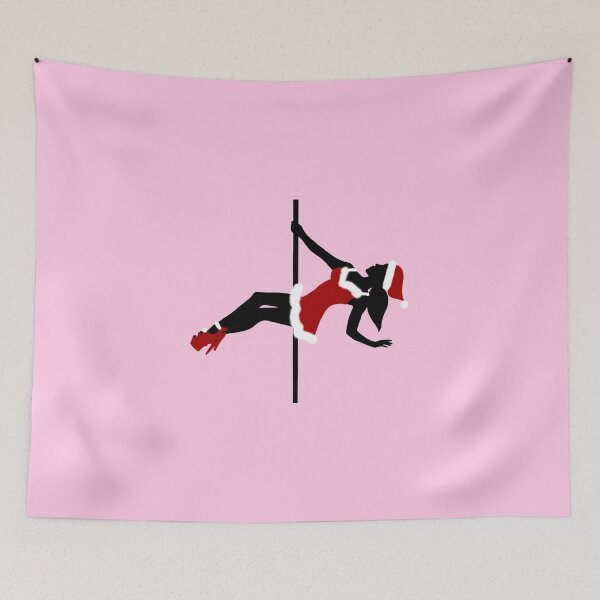Item preview, Pole Dance Shape Santa Christmas gift designed and sold by ChasingTheSky.