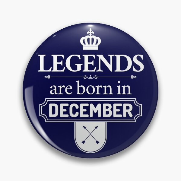 Item preview, Legends Are Born In December | Birthday Gift | designed and sold by Minimalwiz.