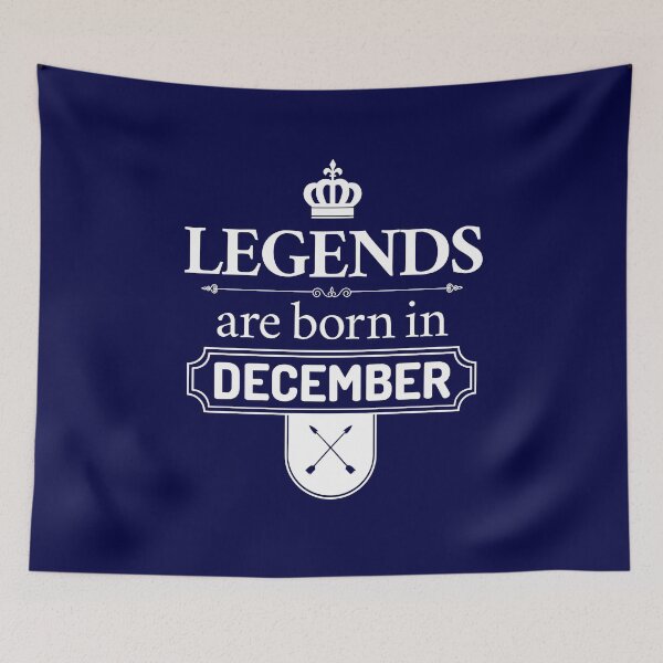 Item preview, Legends Are Born In December | Birthday Gift | designed and sold by Minimalwiz.