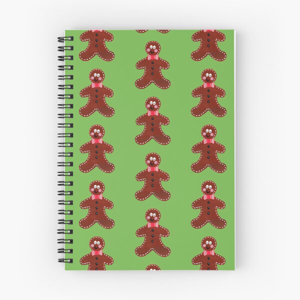 Item preview, Christmas Gingerbread Man 2 - Fondo verde designed and sold by Helen McCartney Designs.