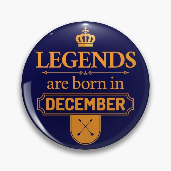 Item preview, Legends Are Born In December | Birthday Gift | designed and sold by Minimalwiz.