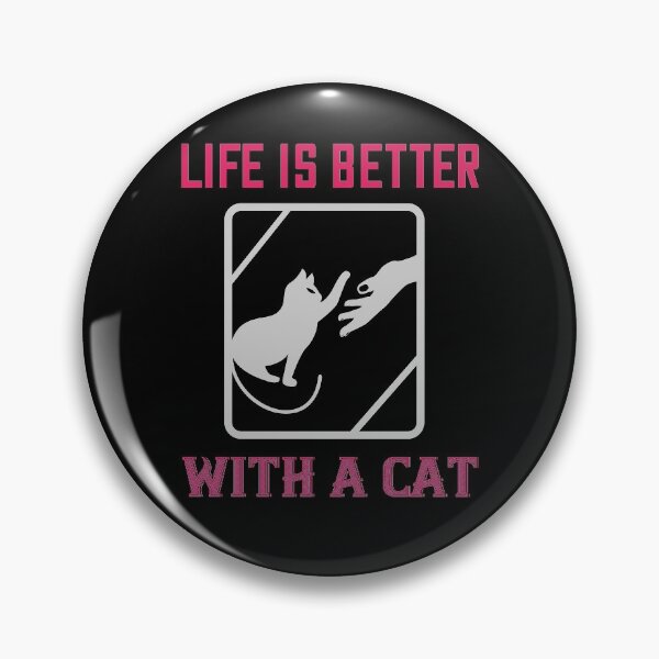 Item preview, life is better with a cat designed and sold by Vanditdesigns.