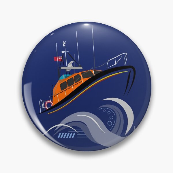 Item preview, RNLI Lifeboat In Rough Seas designed and sold by Ben Nolan.